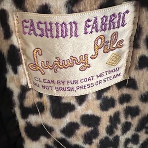 Vintage Leopard Coat